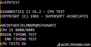 Supersoft Diagnostics CPU Test